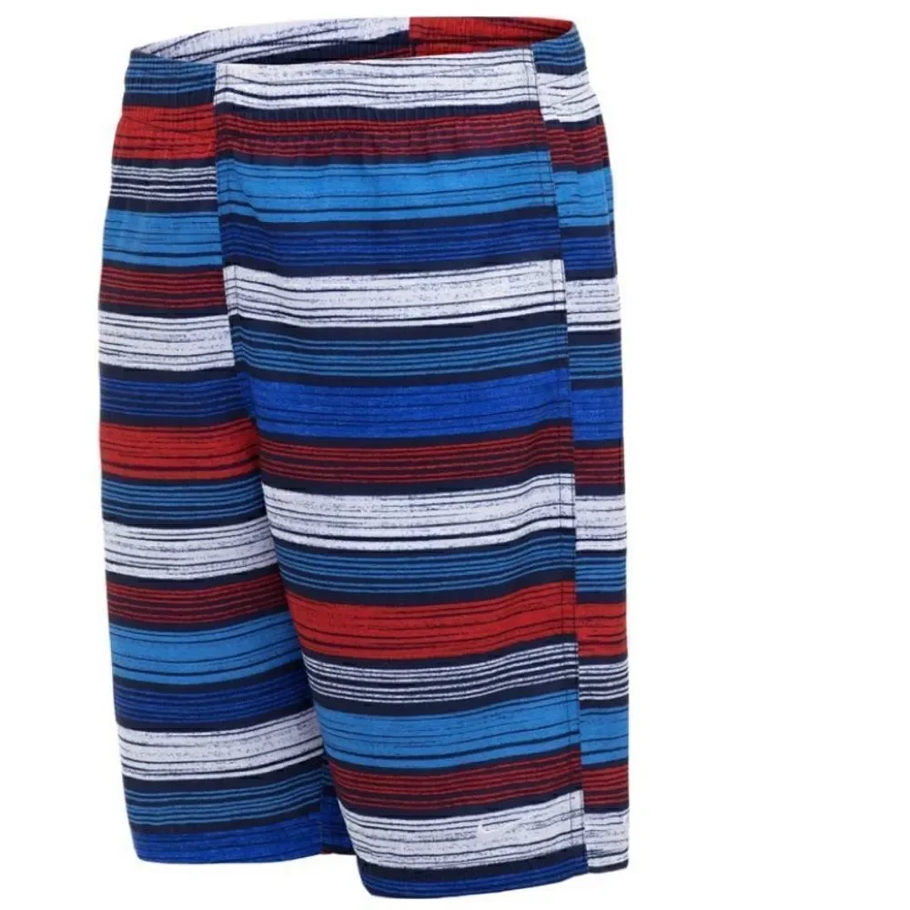 Nike boys stripe 8” Volley swim trunks